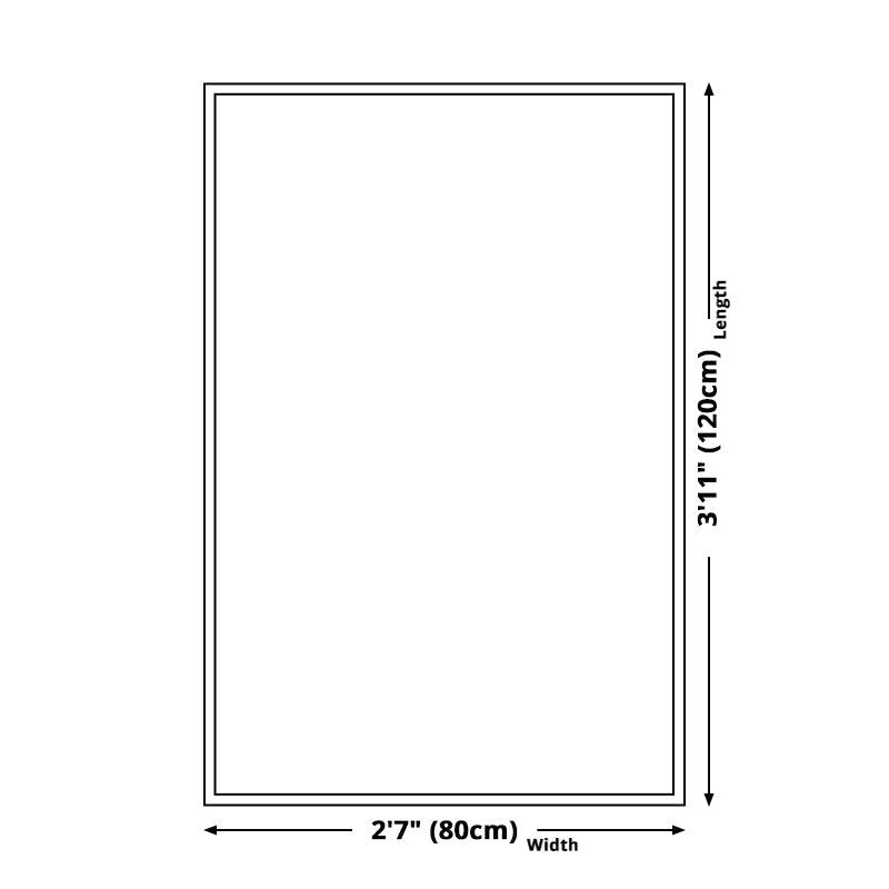 Nordic Modern Rug in Black and White Abstract Ink Painting Line Pattern Rug Polyester Washable Rug for Home Decor