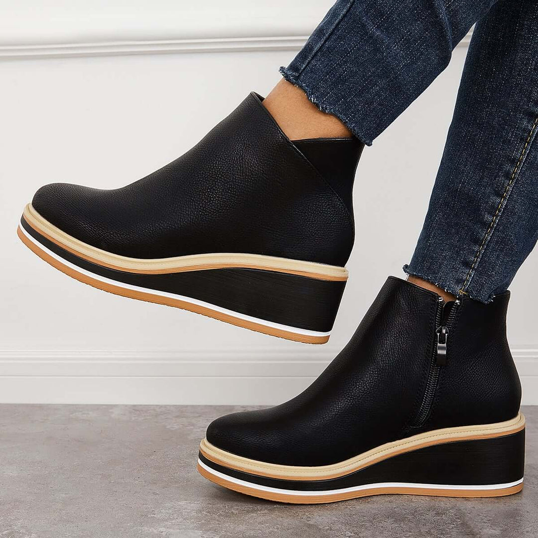 Mune Fashion | Ankle boot with side zipper
