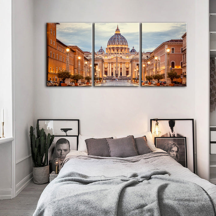 Fresh Palace 3 Piece - Canvas Wall Art Painting