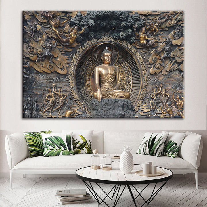 Mahavira Peaceful - Canvas Wall Art Painting