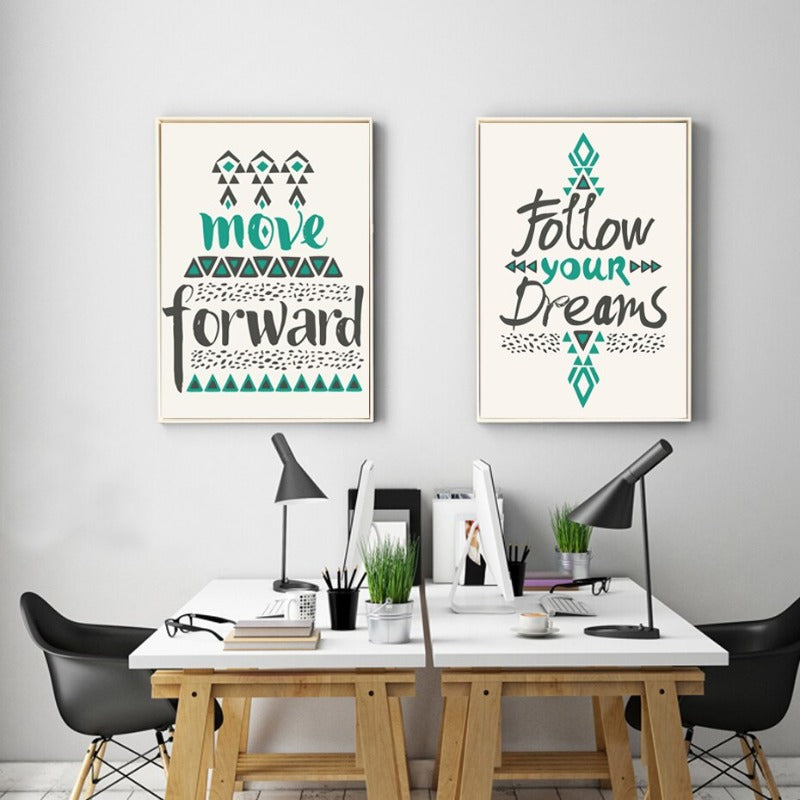 Follow Dreams - Canvas Wall Art Painting
