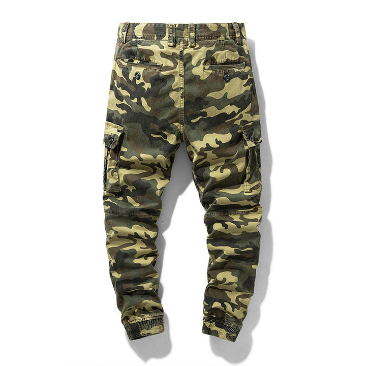 Herren Camouflage‑Cargo‑Jogger mit verstärkten Kniepartien und elastischem Knöchelabschluss Mune Fashion