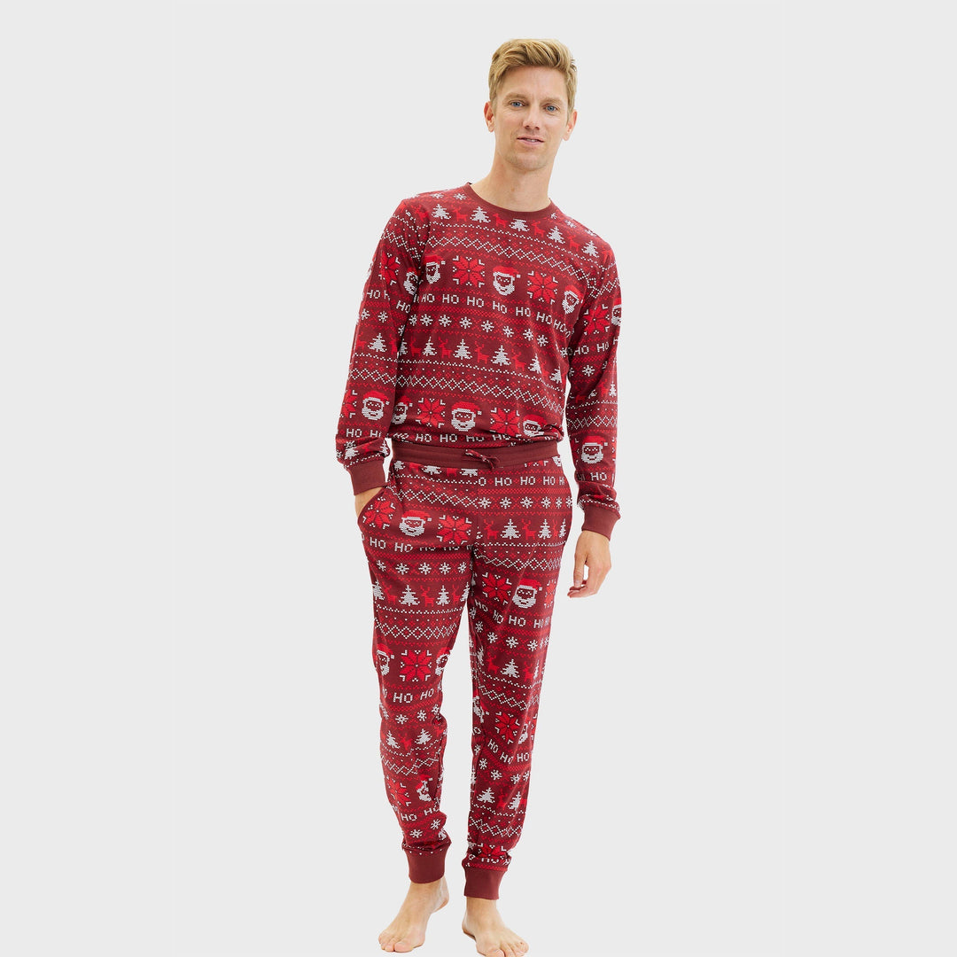 Ho Ho Ho Men's Christmas Pajamas