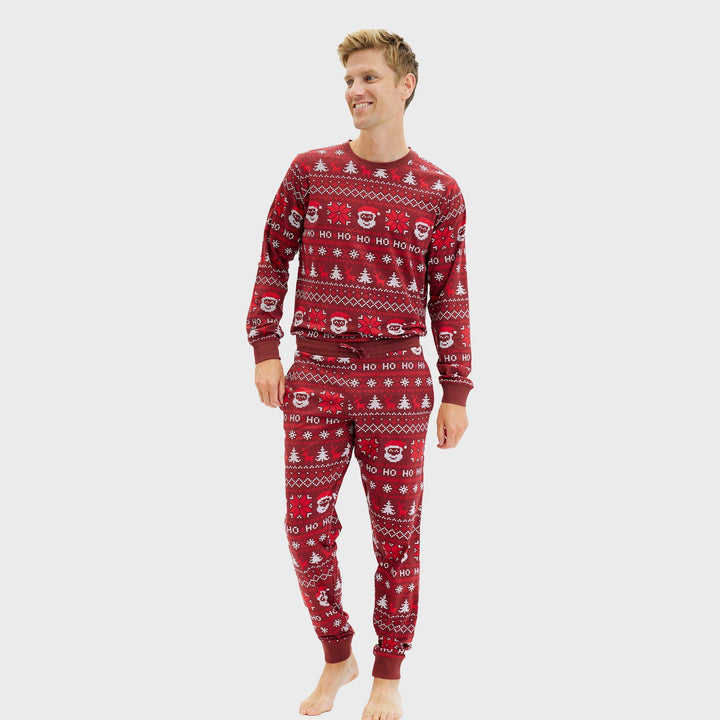 Ho Ho Ho Men's Christmas Pajamas