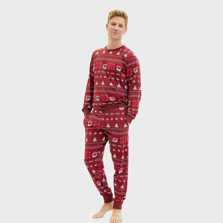 Ho Ho Ho Men's Christmas Pajamas