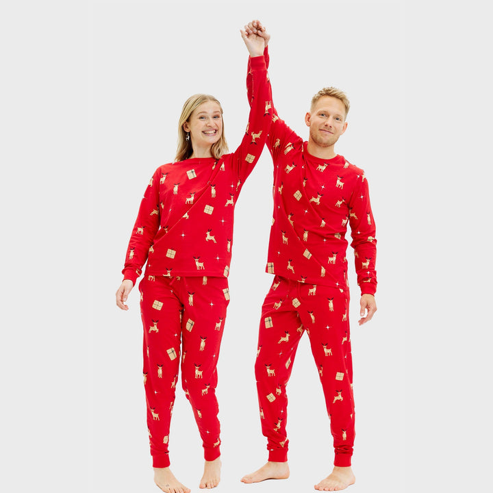 Mune | Elegant red Christmas pajamas Women's