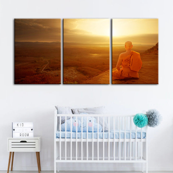 Warm Morning 3 Piece - Canvas Wall Art Painting