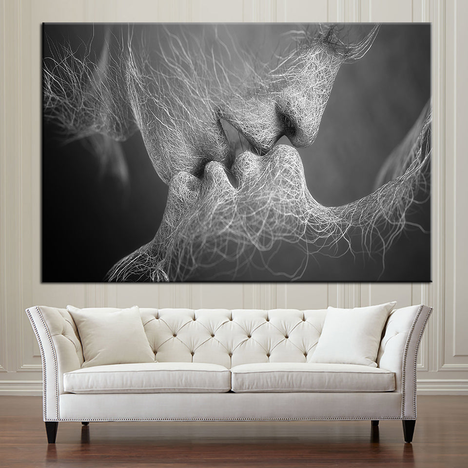 Lines Of Lovers - Canvas Wall Art Painting