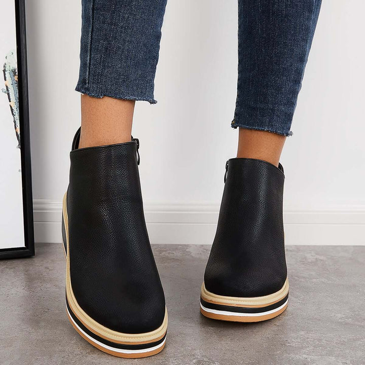 Mune Fashion | Ankle boot with side zipper