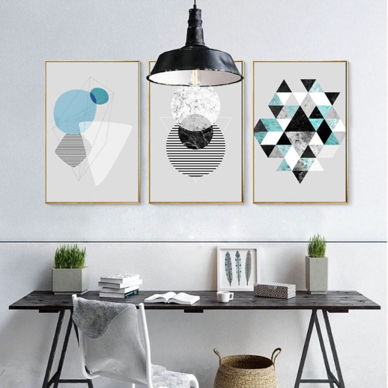 Geometric Art - Canvas Wall Art Painting