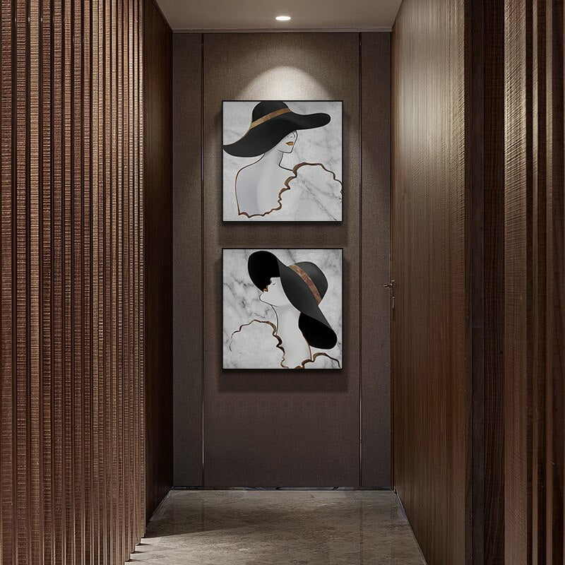 Fashionista - Canvas Wall Art Painting