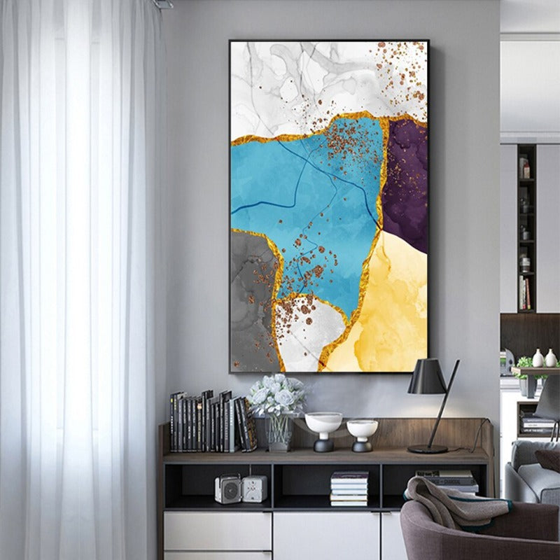 Marble Posters And Prints - Canvas Wall Art Painting