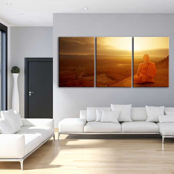 Warm Morning 3 Piece - Canvas Wall Art Painting