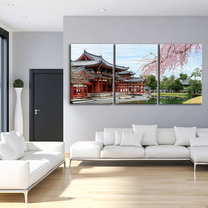 Temple Park 3 Piece - Canvas Wall Art Painting