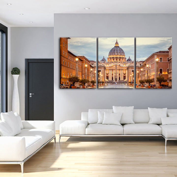 Fresh Palace 3 Piece - Canvas Wall Art Painting