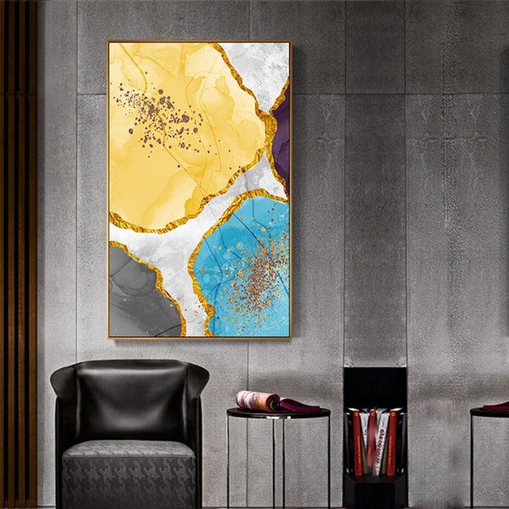 Marble Posters And Prints - Canvas Wall Art Painting