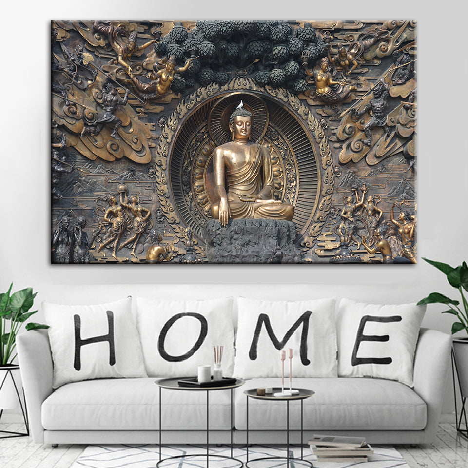Mahavira Peaceful - Canvas Wall Art Painting