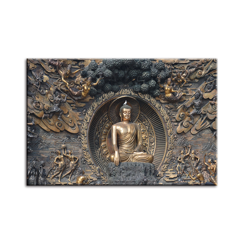 Mahavira Peaceful - Canvas Wall Art Painting