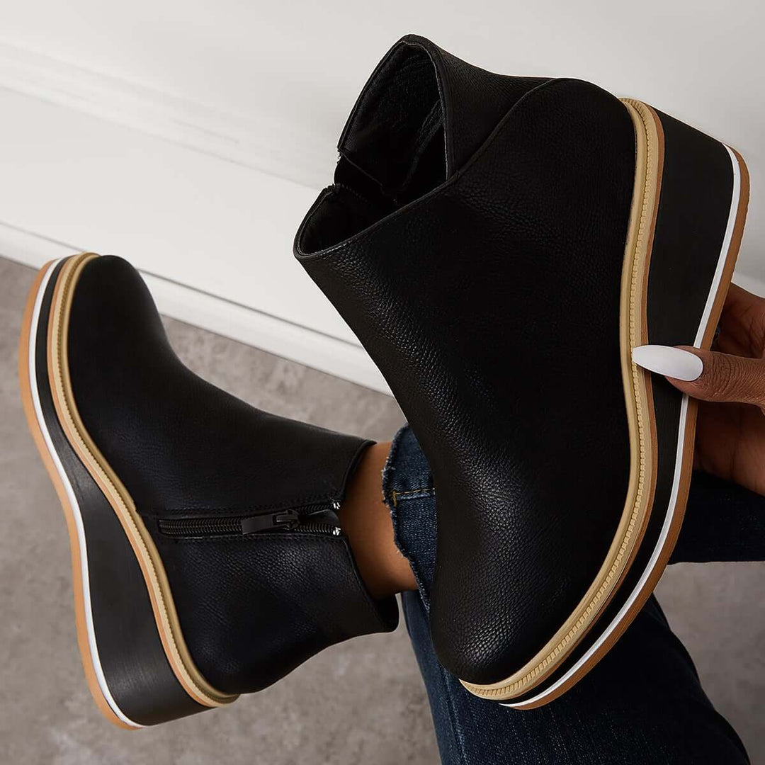 Mune Fashion | Ankle boot with side zipper