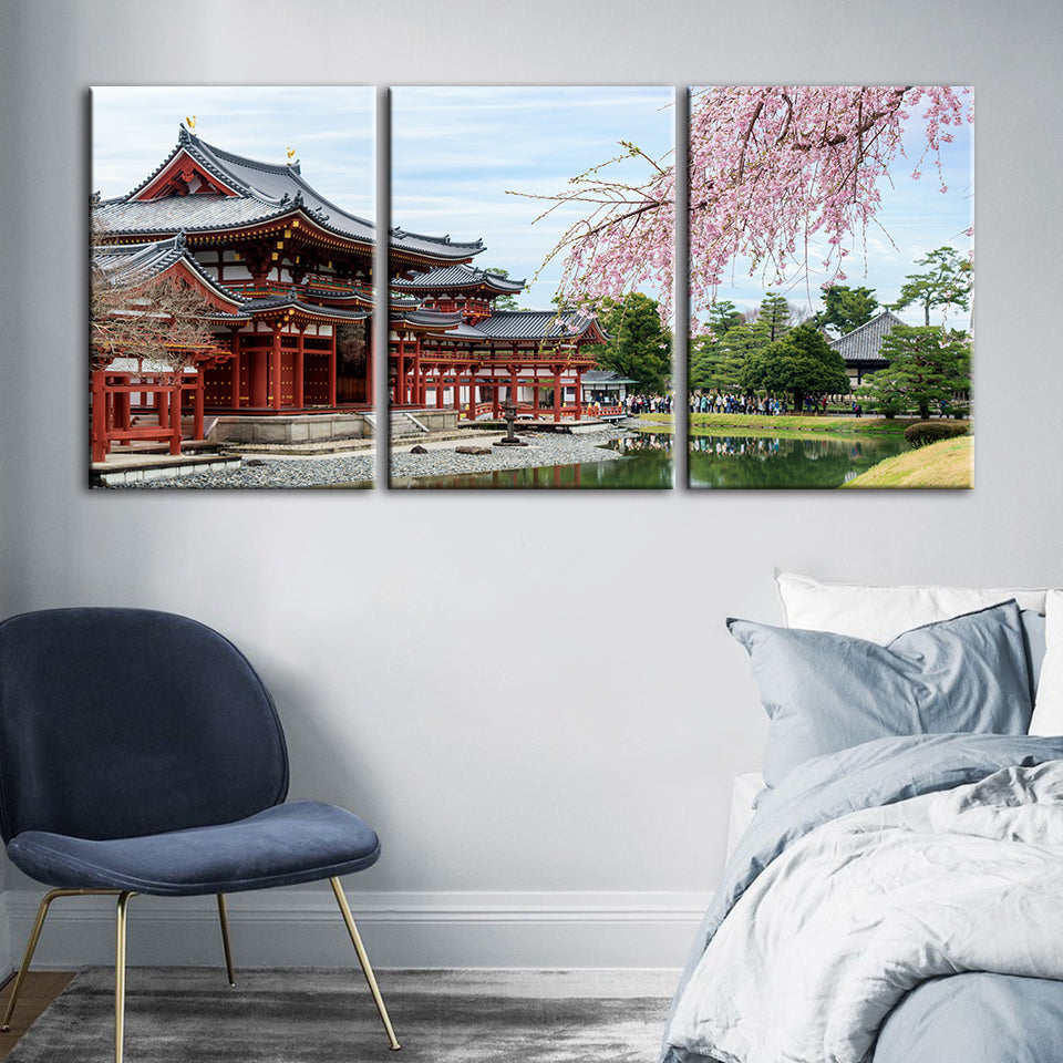 Temple Park 3 Piece - Canvas Wall Art Painting