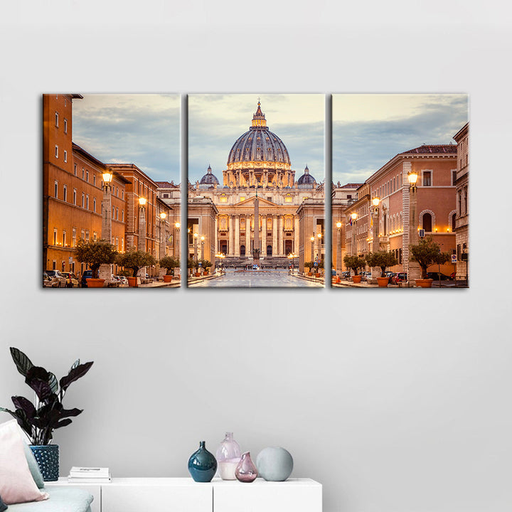 Fresh Palace 3 Piece - Canvas Wall Art Painting