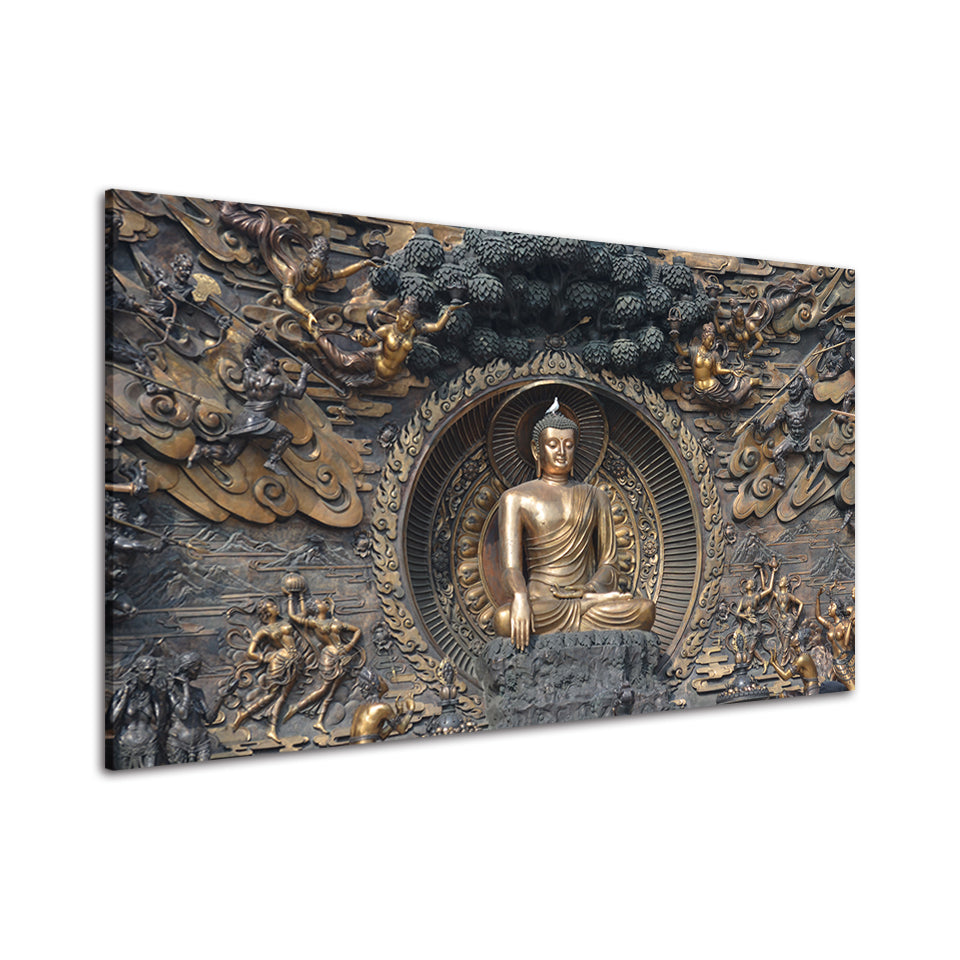 Mahavira Peaceful - Canvas Wall Art Painting