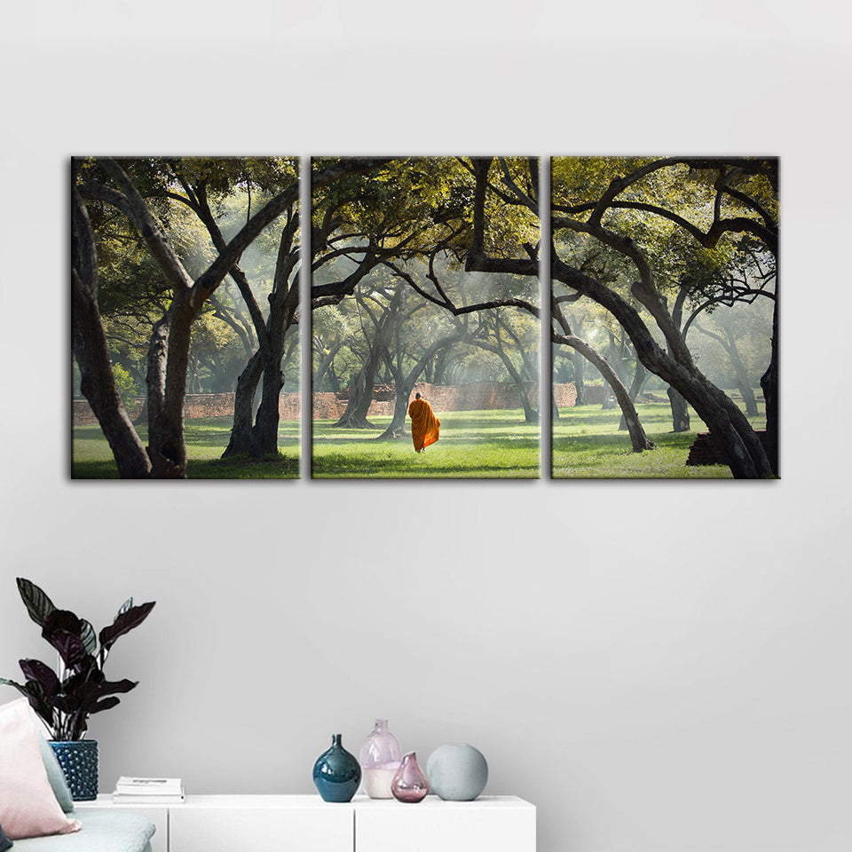 Walk The Earth 3 Piece - Canvas Wall Art Painting