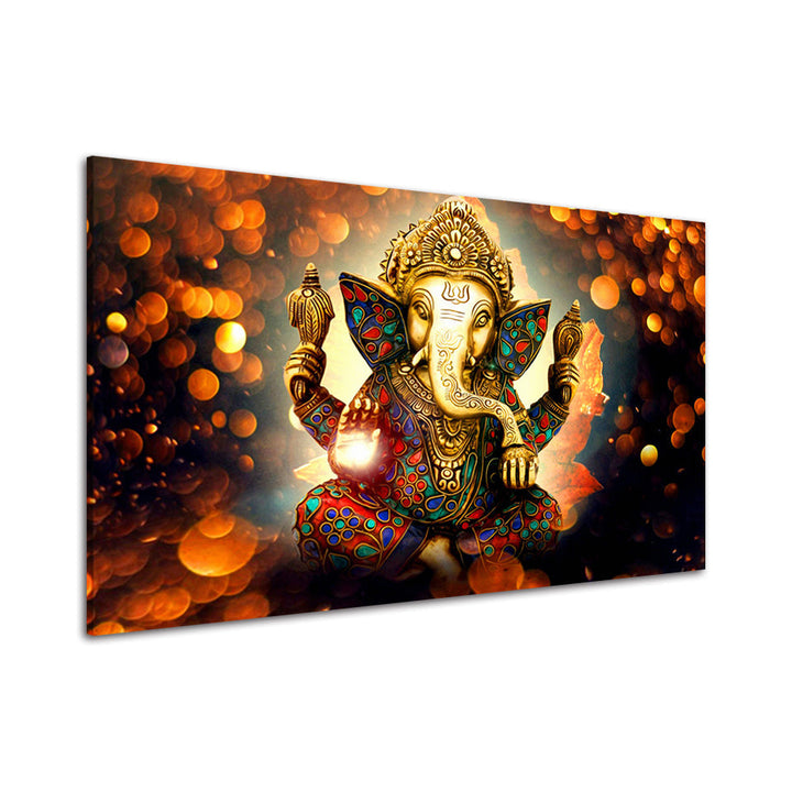 Hindu Lord Ganesha - Canvas Wall Art Painting
