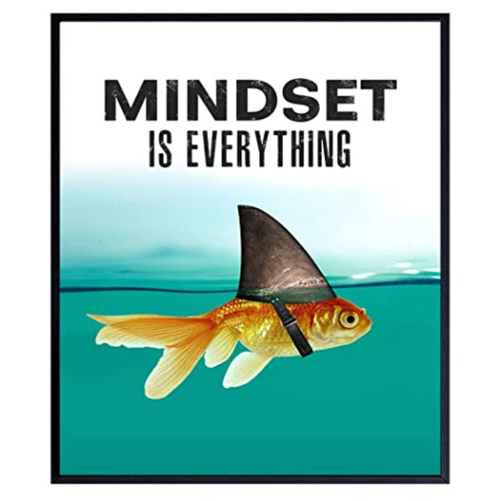Mindset Is Everything - Motivational Wall Art Poster