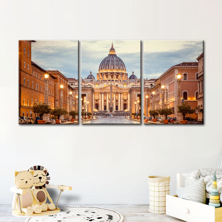 Fresh Palace 3 Piece - Canvas Wall Art Painting