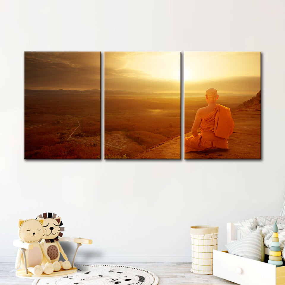 Warm Morning 3 Piece - Canvas Wall Art Painting