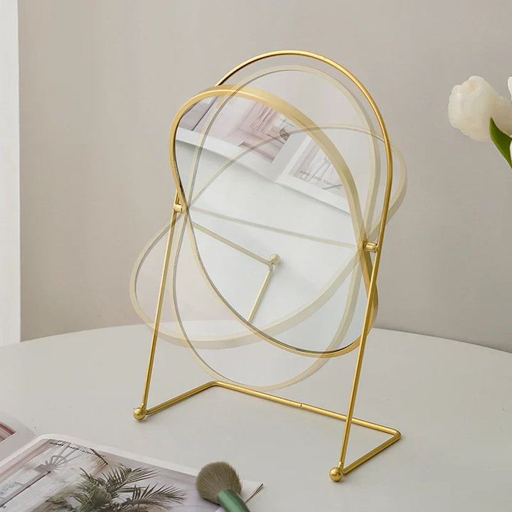 Large Minimalist Desktop Makeup Mirror