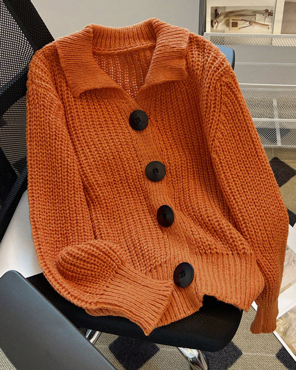 Mune | Cardigan with Large Buttons for Women
