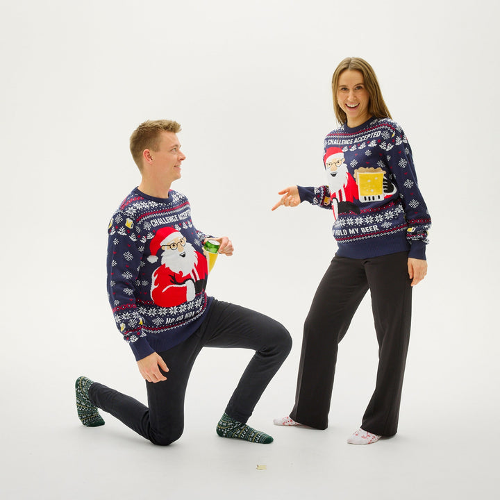 Mune | Ho Ho Hold My Beer Sweatshirt Men