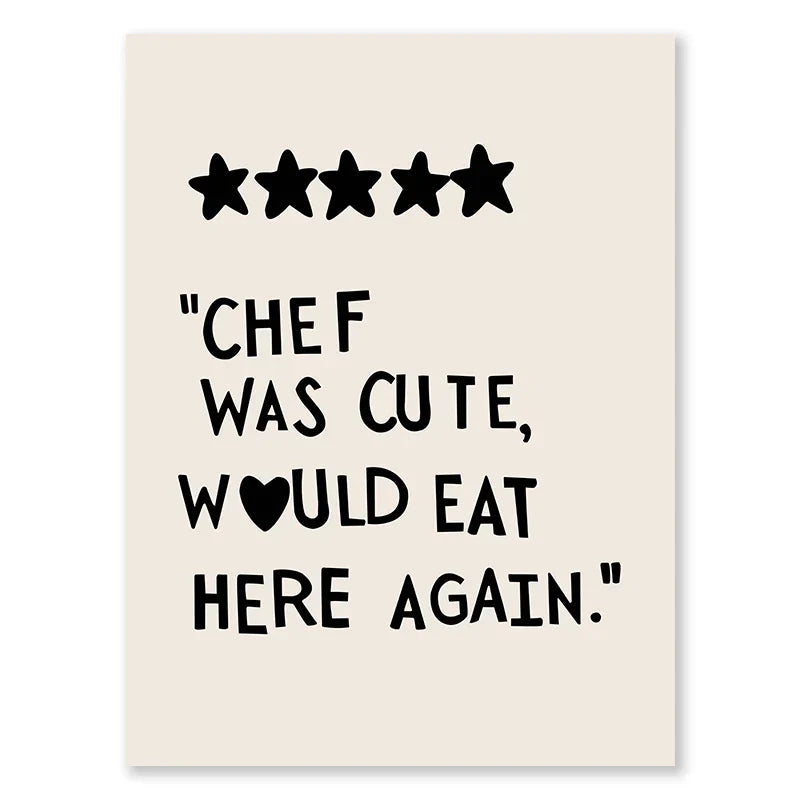 Kitchen Cooking Love Quotes Wall Art Fine Art Canvas Prints Minimalist Modern Typographic Posters Pictures For Kitchen Dining Room Cafe Art Decor