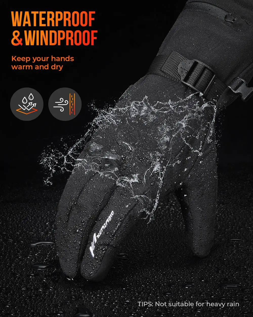 BowLift | Thermal Heated Gloves | Waterproof Rechargeable Winter Gloves