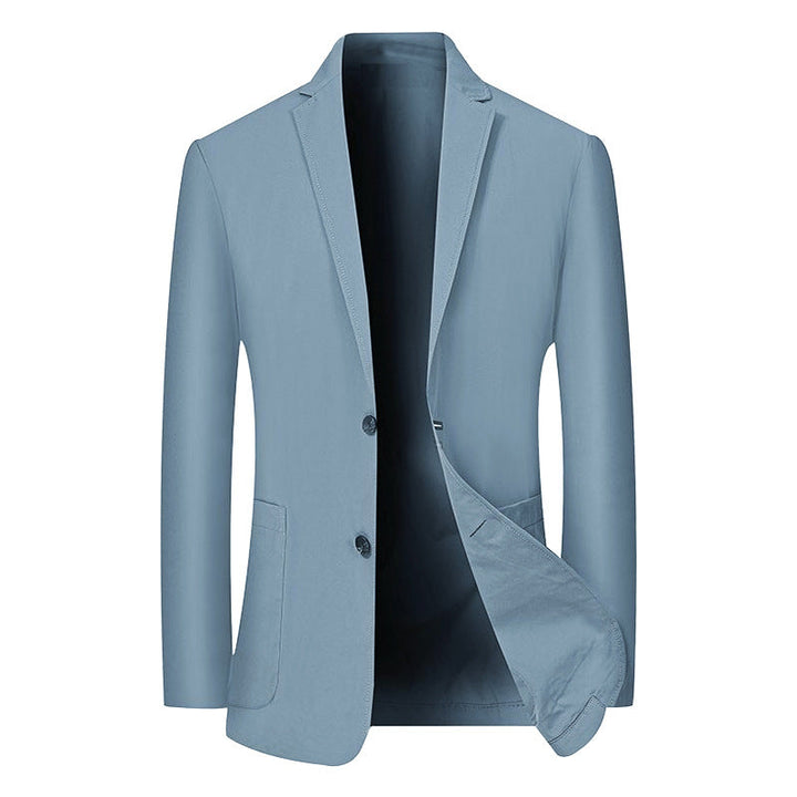 Men's travel blazer made of stretch material unstructured with patch pockets Mune Fashion