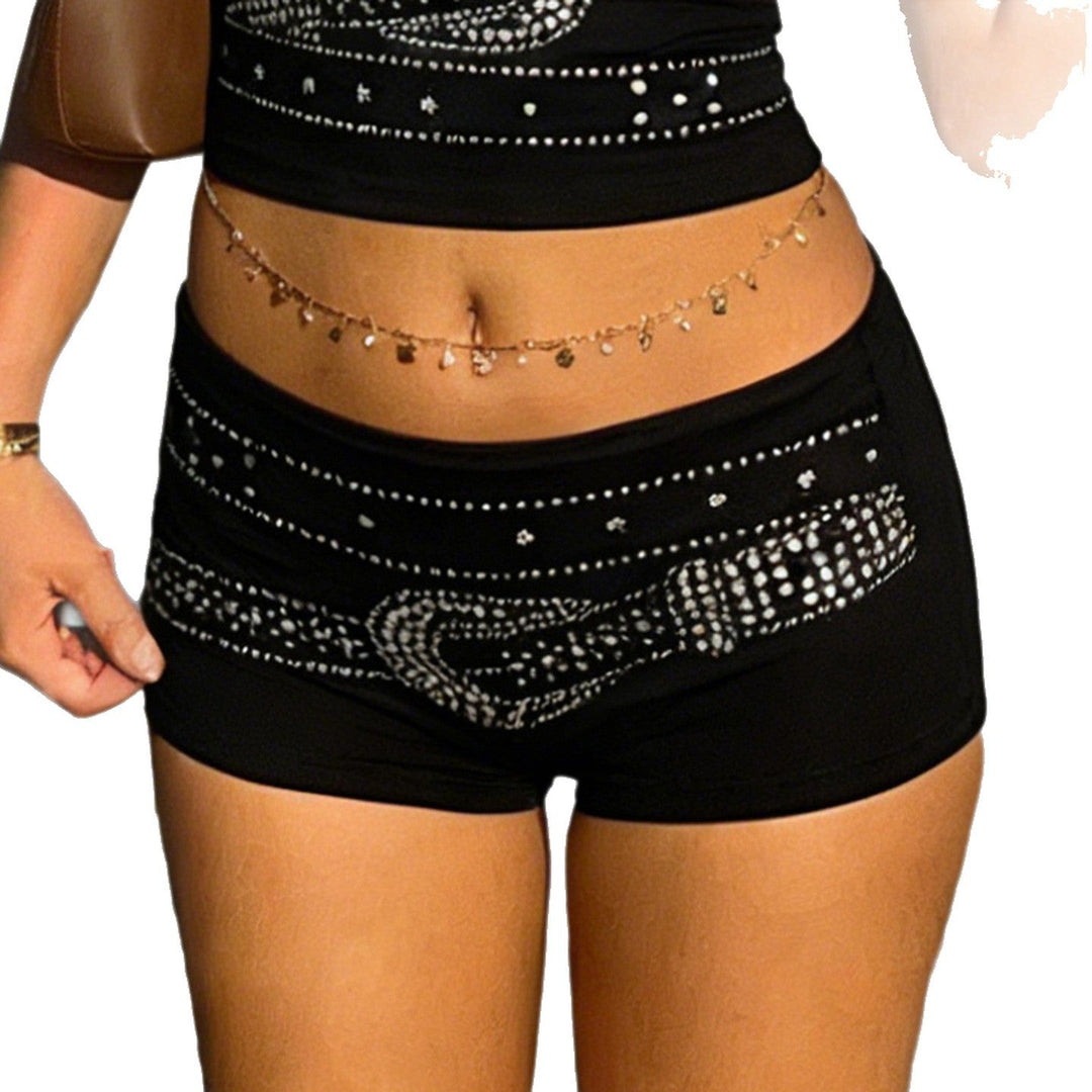Women's Sparkling Glitter Shorts