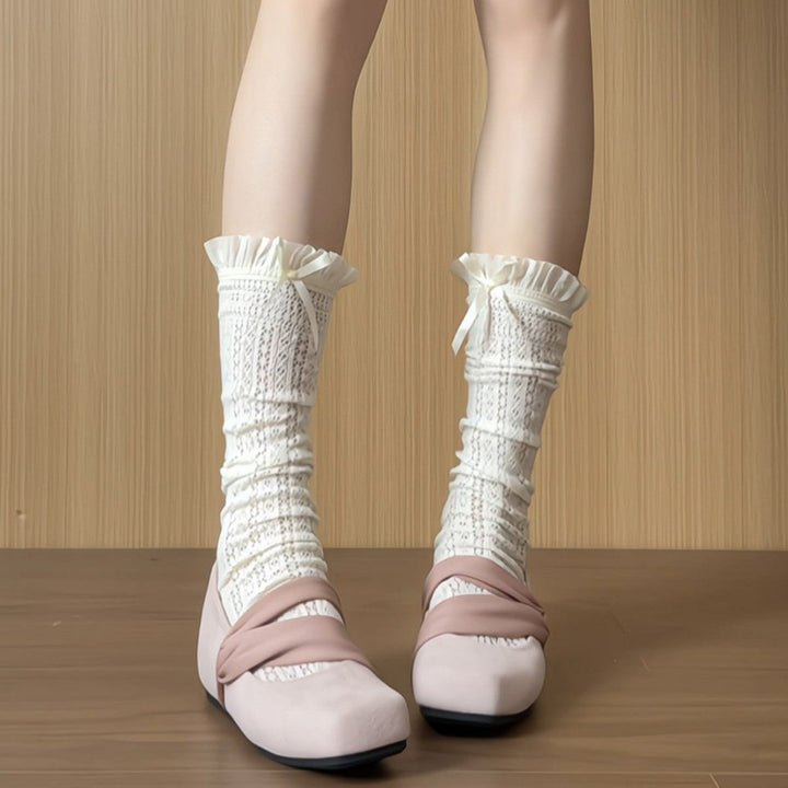 Women's Elegant Ballet Flats with Strappy Design