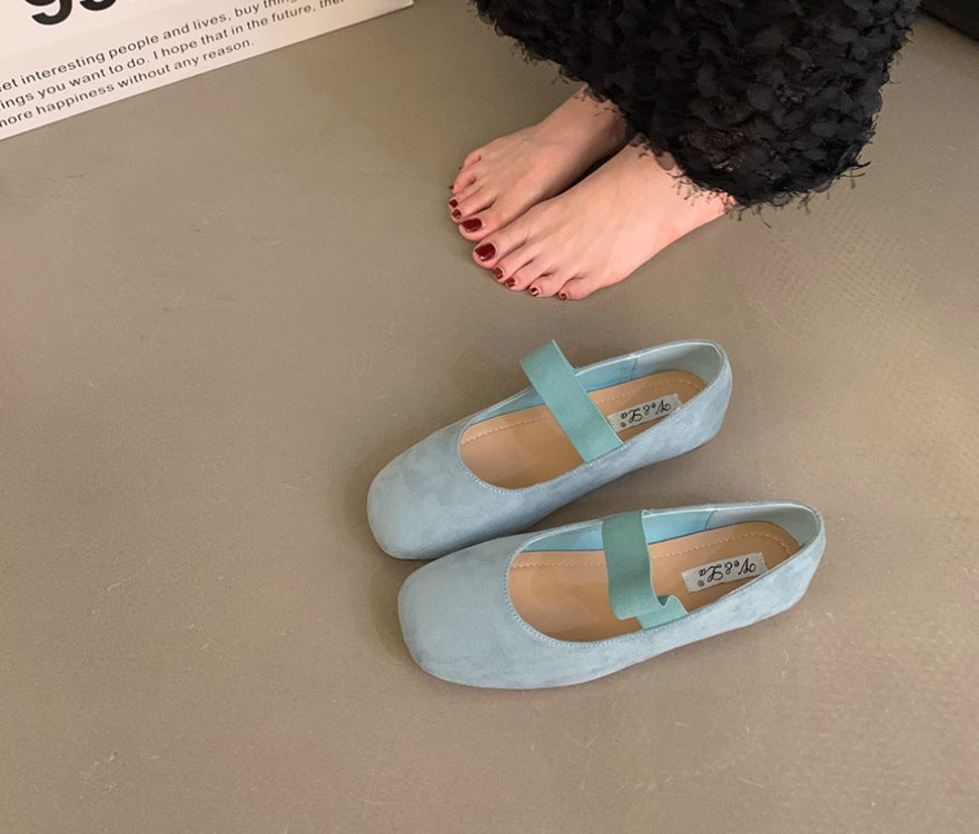 Women's Elegant Ballet Flats with Straps
