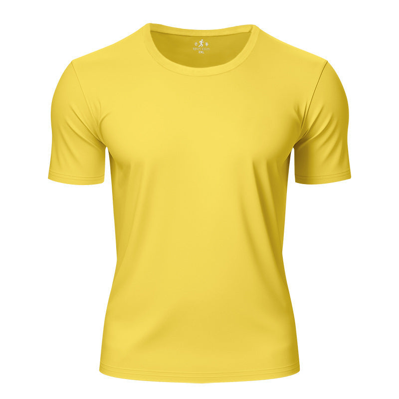 Men's lightweight short sleeve functional shirt with round neck, quick-drying stretch fabric and flat seams Mune Fashion
