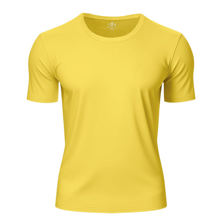 Men's lightweight short sleeve functional shirt with round neck, quick-drying stretch fabric and flat seams Mune Fashion