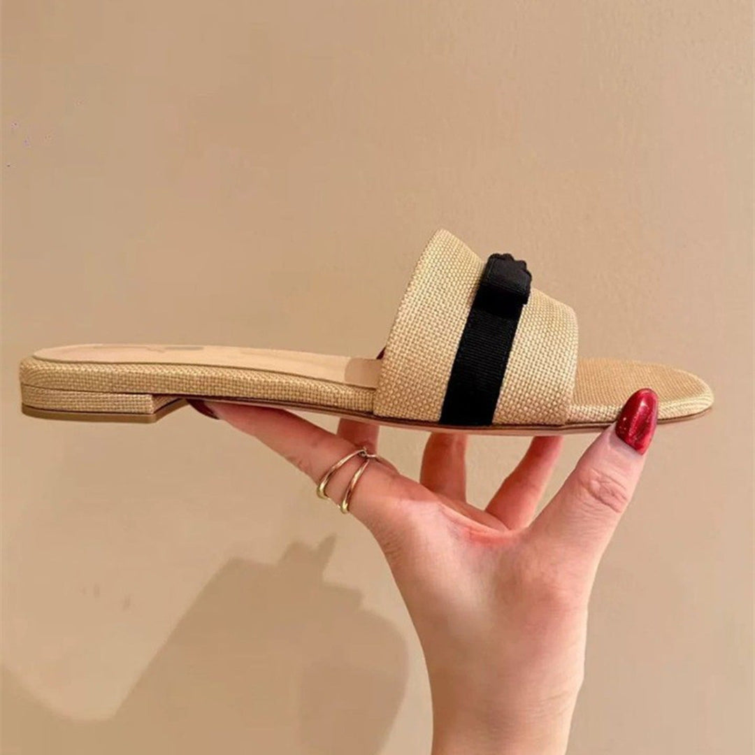 Women's Comfortable and Fashionable Slip-Ons with Wide Strap