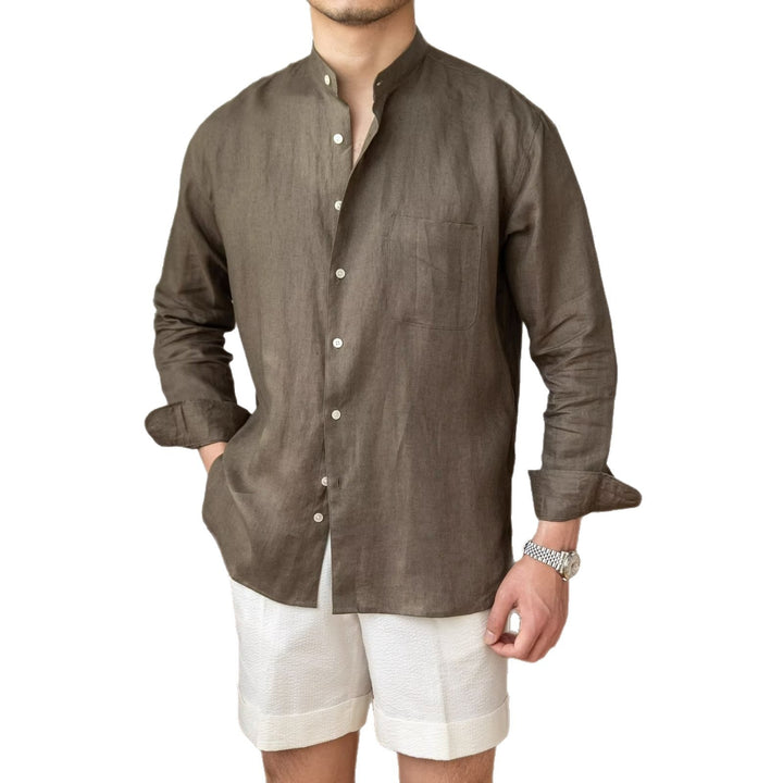 Men's Elegant Long Sleeve Business Shirt Mune Fashion