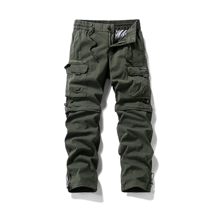 Herren Cargo-Trekkinghose mit elastischem Bund, Kordelzug und multifunktionalen Beintaschen Mune Fashion