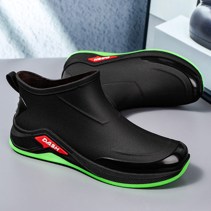 Men's waterproof insulated ankle boots with non-slip tread sole Mune Fashion