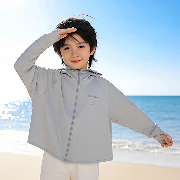 Boys breathable hoodie with UV protection Mune Fashion