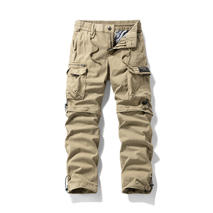Herren Cargo-Trekkinghose mit elastischem Bund, Kordelzug und multifunktionalen Beintaschen Mune Fashion