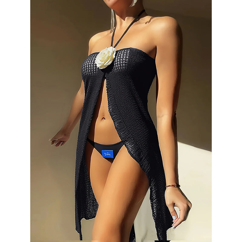 Women's maxi skirt with high slit Mune Fashion