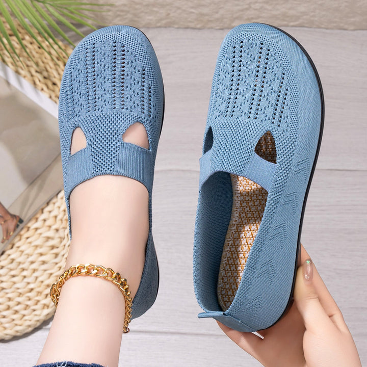 Women's Breathable Slip-On Ballerinas with Flexible Sole